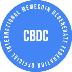 Central Bank Digital Currency Memecoin Logosu